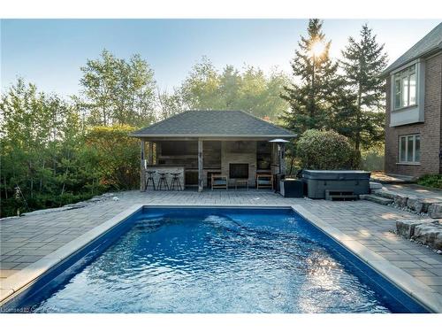 11325 Taylor Court, Milton, ON - Outdoor With In Ground Pool