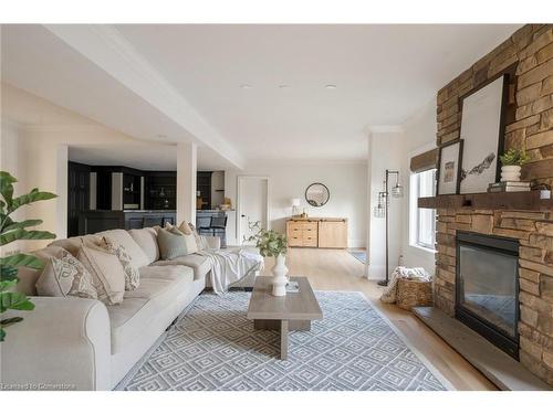 11325 Taylor Court, Milton, ON - Indoor Photo Showing Living Room With Fireplace