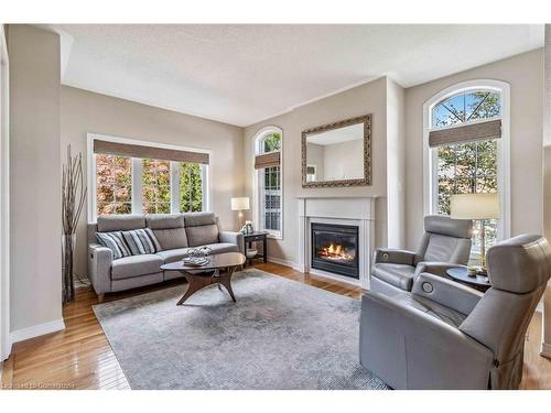 3327 Eglinton Avenue W, Mississauga, ON - Indoor Photo Showing Living Room With Fireplace