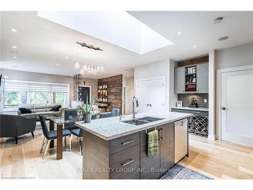 479 Bridgman Avenue, Burlington, ON - Indoor Photo Showing Kitchen With Double Sink