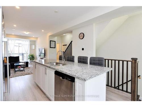 39-590 N Service Road, Hamilton, ON - Indoor Photo Showing Kitchen With Double Sink