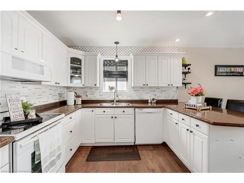 25 Bratt Drive, Windsor, ON - Indoor Photo Showing Kitchen With Double Sink