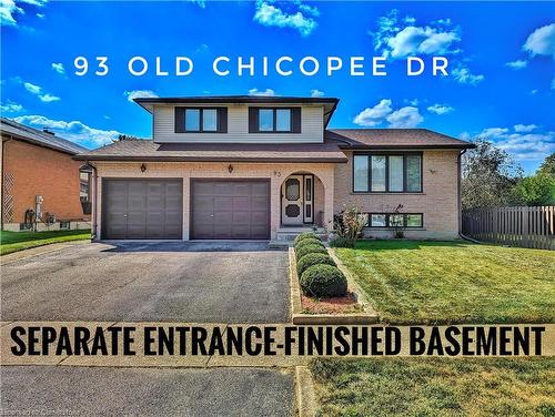 93 Old Chicopee Drive, Kitchener, ON - Outdoor With Facade