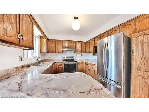 93 Old Chicopee Drive, Kitchener, ON - Indoor Photo Showing Kitchen With Double Sink