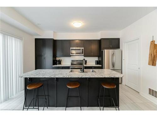 123 Borers Creek Circle, Waterdown, ON - Indoor Photo Showing Kitchen With Stainless Steel Kitchen With Upgraded Kitchen