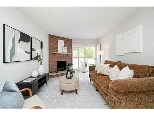 5889 River Grove Avenue, Mississauga, ON - Indoor Photo Showing Living Room With Fireplace