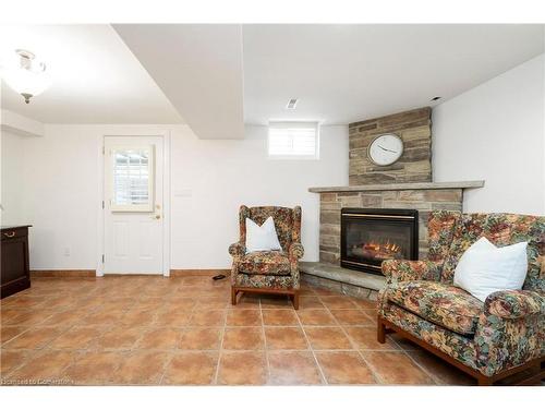 5889 River Grove Avenue, Mississauga, ON - Indoor Photo Showing Living Room With Fireplace