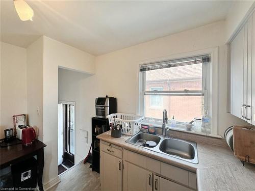 630 Fennell Avenue, Hamilton, ON - Indoor Photo Showing Kitchen With Double Sink