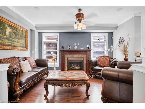 5 Kierland Road, Barrie, ON - Indoor Photo Showing Living Room With Fireplace