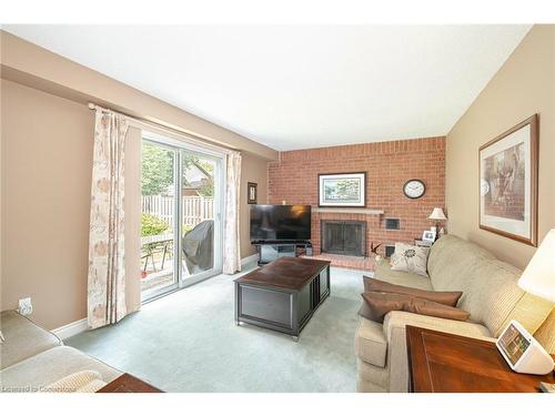 102 Leander Street, Brampton, ON - Indoor Photo Showing Living Room With Fireplace