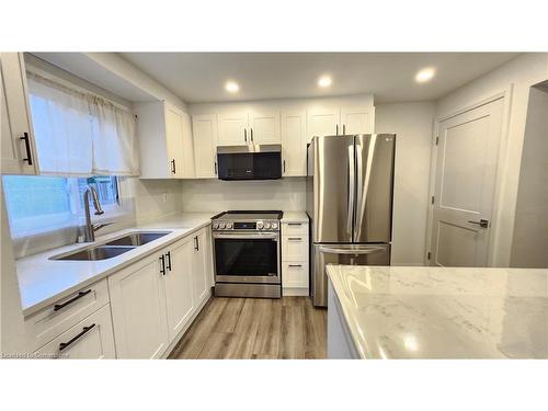 521 Parkview Crescent, Cambridge, ON - Indoor Photo Showing Kitchen With Double Sink