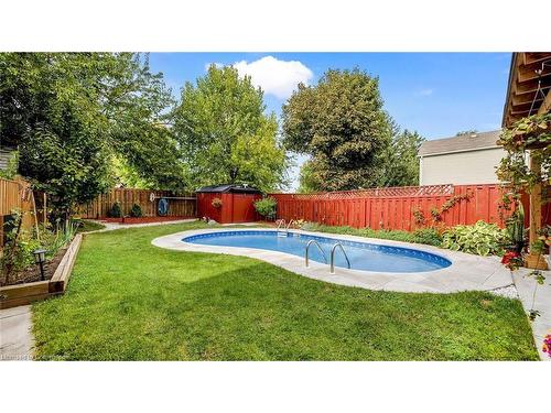 10 Highland Trail, Brampton, ON - Outdoor With In Ground Pool With Backyard