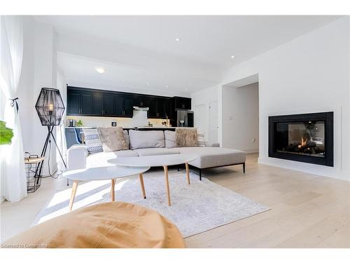 61 Wheatfield Road, Barrie, ON - Indoor Photo Showing Living Room With Fireplace