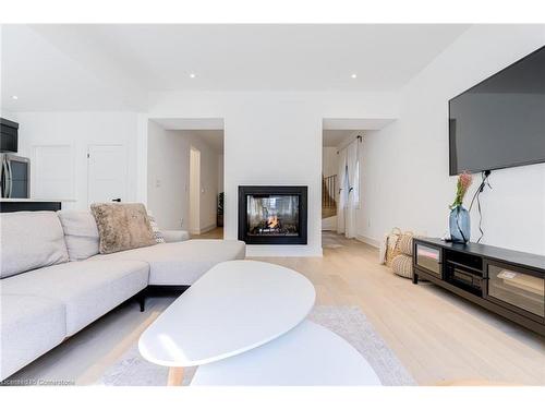 61 Wheatfield Road, Barrie, ON - Indoor Photo Showing Living Room With Fireplace