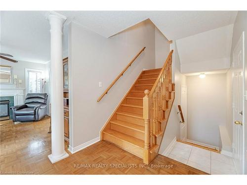 5916 Bermuda Drive, Mississauga, ON - Indoor Photo Showing Other Room With Fireplace