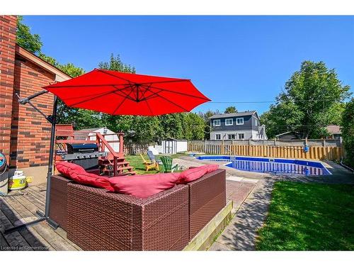 8362 Parkway Drive, Niagara Falls, ON - Outdoor With In Ground Pool With Deck Patio Veranda