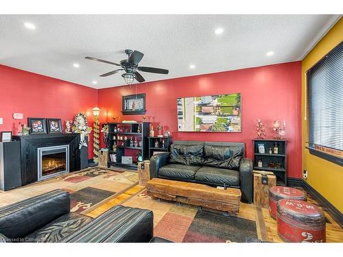 14 Royce Avenue, Brampton, ON - Indoor Photo Showing Living Room With Fireplace