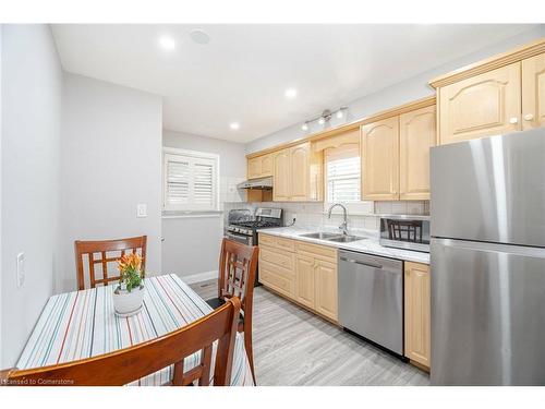 50 Beacon Avenue, Hamilton, ON - Indoor Photo Showing Kitchen With Double Sink