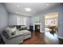 3974 Worthview Place, Mississauga, ON  - Indoor Photo Showing Living Room With Fireplace 