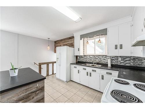 Main-557 Stirling Avenue S, Kitchener, ON - Indoor Photo Showing Kitchen With Double Sink