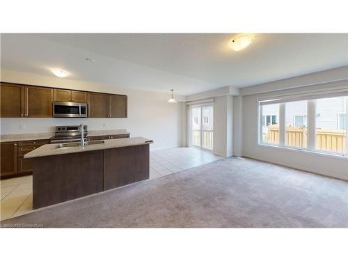 14 Longboat Run W, Brantford, ON - Indoor Photo Showing Kitchen With Double Sink