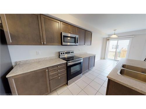 14 Longboat Run W, Brantford, ON - Indoor Photo Showing Kitchen With Double Sink