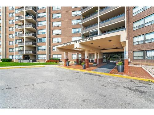 319-551 The West Mall, Toronto, ON - Outdoor With Balcony With Facade