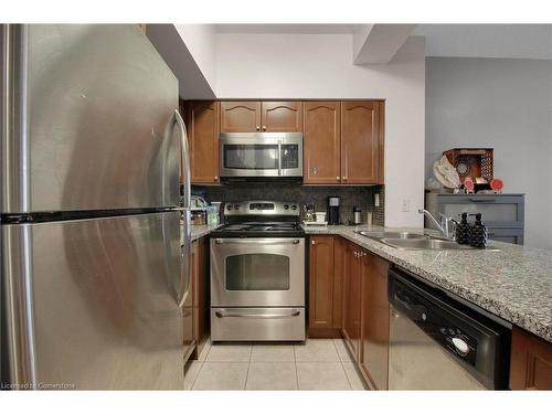 2303-335 Rathburn Road, Mississauga, ON - Indoor Photo Showing Kitchen With Double Sink