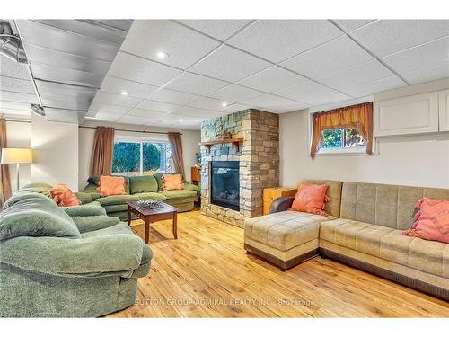 108 Old Highway 26, Meaford, ON - Indoor Photo Showing Living Room With Fireplace