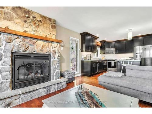 108 Old Highway 26, Meaford, ON - Indoor Photo Showing Living Room With Fireplace