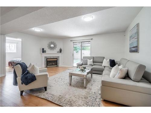 1 Resolute Drive, Hamilton, ON - Indoor Photo Showing Living Room With Fireplace