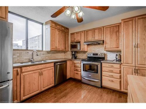 307-93 Westwood Road, Guelph, ON - Indoor Photo Showing Kitchen With Stainless Steel Kitchen With Double Sink