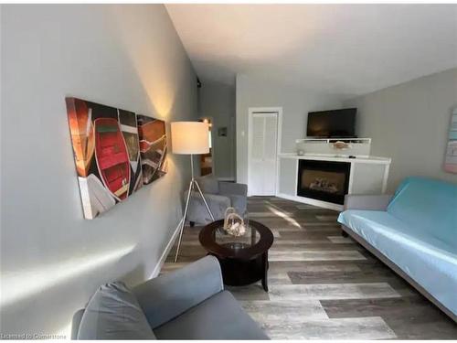 70 Carson Lake Crescent, South Bruce Peninsula, ON - Indoor Photo Showing Living Room With Fireplace