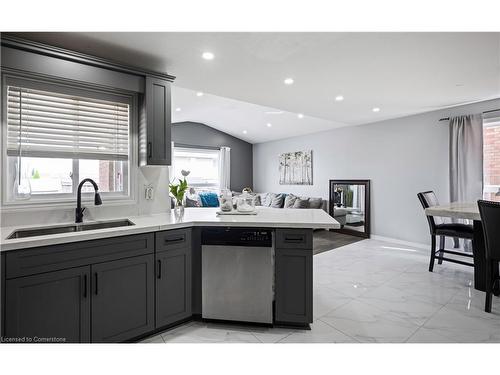 105 Joshua Road, Orangeville, ON - Indoor Photo Showing Kitchen With Double Sink