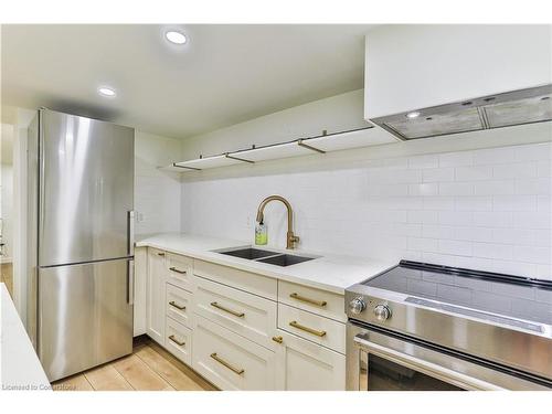 64 Magill Street, Hamilton, ON - Indoor Photo Showing Kitchen With Double Sink With Upgraded Kitchen