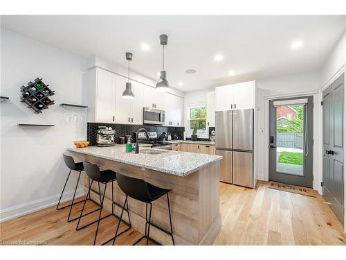 99 Francis Street, Hamilton, ON - Indoor Photo Showing Kitchen With Upgraded Kitchen