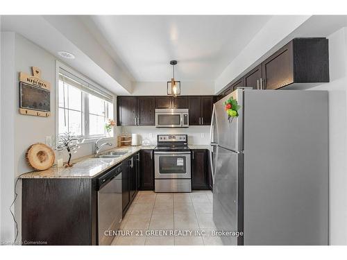 14-2480 Posts Road, Oakville, ON - Indoor Photo Showing Kitchen With Stainless Steel Kitchen With Double Sink