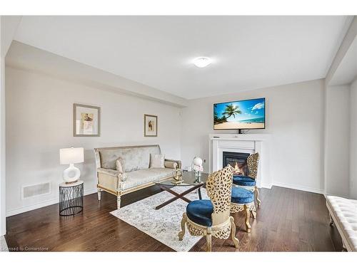 15 Douglas Kemp Crescent, Clarington, ON - Indoor Photo Showing Living Room With Fireplace