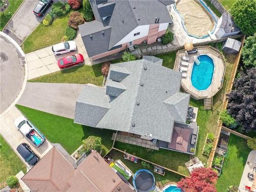 3 Borodino Court, Hamilton, ON - Outdoor With Above Ground Pool With View