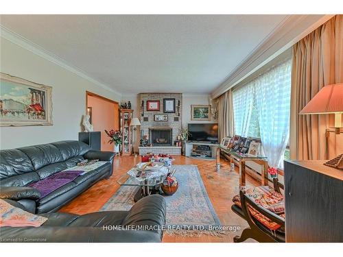 5183 First Line Line, Erin, ON - Indoor Photo Showing Living Room With Fireplace