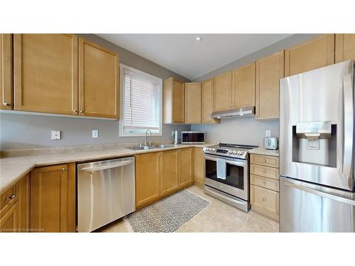 2436 North Ridge Trail, Oakville, ON - Indoor Photo Showing Kitchen With Stainless Steel Kitchen With Double Sink