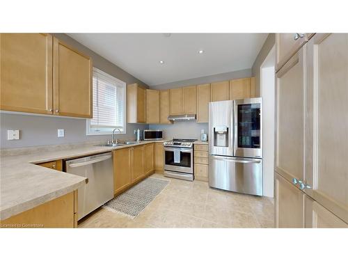 2436 North Ridge Trail, Oakville, ON - Indoor Photo Showing Kitchen With Stainless Steel Kitchen With Double Sink