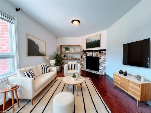 Main-38 Reed Drive, Ajax, ON - Indoor Photo Showing Living Room With Fireplace