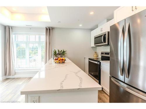 301-153 Wilson Street W, Hamilton, ON - Indoor Photo Showing Kitchen With Stainless Steel Kitchen