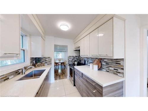 11 Abell Drive, Brampton, ON - Indoor Photo Showing Kitchen With Double Sink