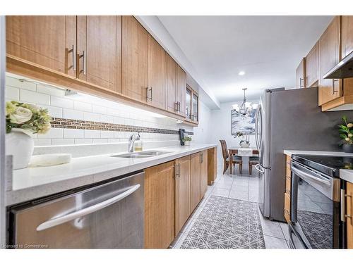 20 Scarfair Pathway, Toronto, ON - Indoor Photo Showing Kitchen With Stainless Steel Kitchen With Double Sink