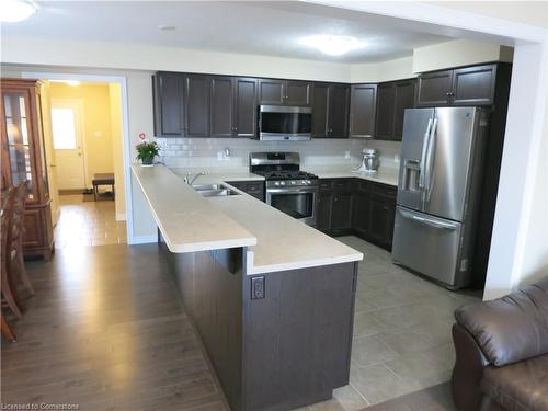 77 Oakes Crescent, Guelph, ON - Indoor Photo Showing Kitchen With Stainless Steel Kitchen With Double Sink