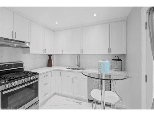 42 Larchmount Avenue, Toronto, ON - Indoor Photo Showing Kitchen With Double Sink