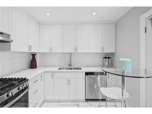 42 Larchmount Avenue, Toronto, ON - Indoor Photo Showing Kitchen With Double Sink