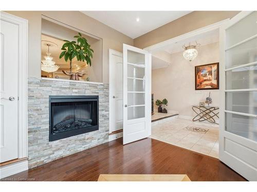 763 Third Avenue, Georgina, ON - Indoor Photo Showing Living Room With Fireplace